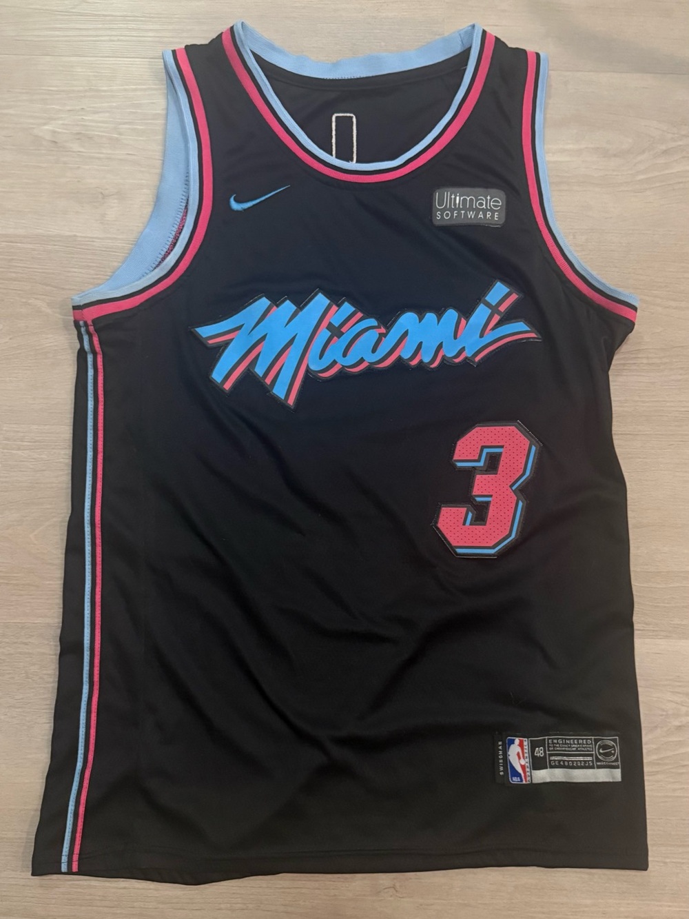 Miami Vice Black City Edition Jersey- replica stitched
